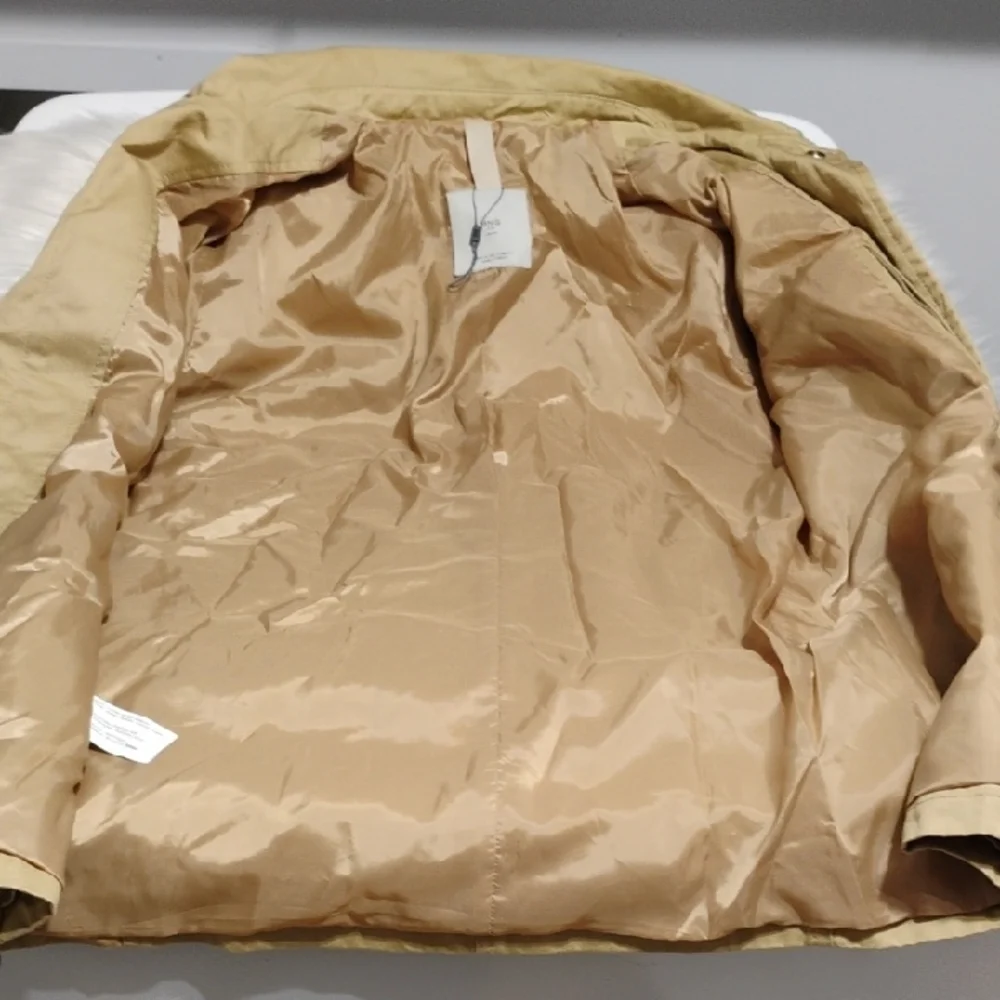 (X-58) Mango MNG Man Beige Utility Jacket Never Worn Sz.S - Picture 8 of 14